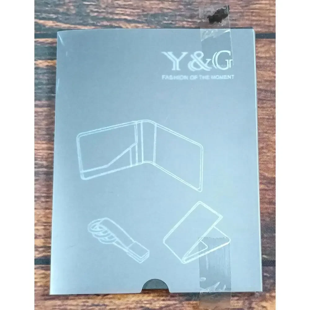 Y&G Black Red‎ Passport Holder Wallet
